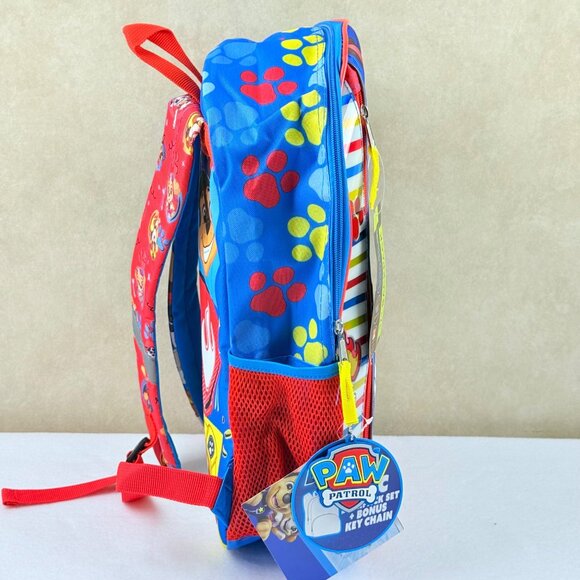 Nickelodeon Paw Patrol Kids Water Resistant 17 Backpack Padded Laptop Sleeve NWT - Picture 8 of 9